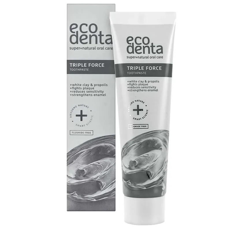 Ecodenta Triple Force Kolmivaikutteninen Hammastahna 100ml Alkuperäinen