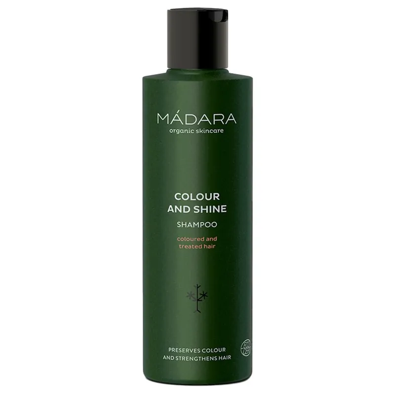 Madara Colour & Shine shampoo värjätyille ja käsitellyille hiuksille 250ml Pikatoimitus