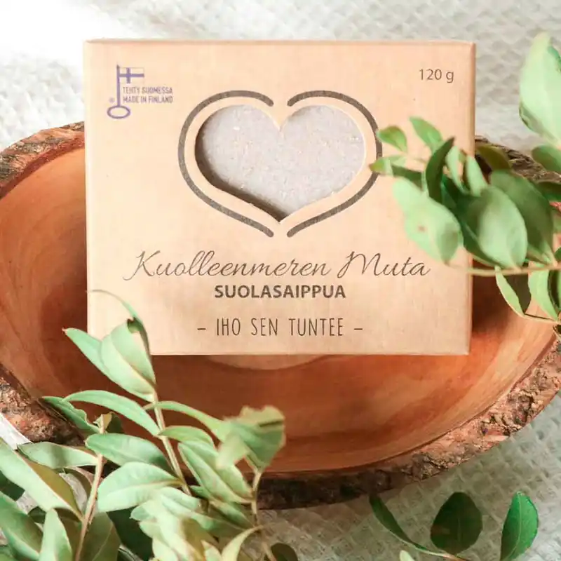 Uutuus Catteco Suolasaippua Kuolleenmeren Muta 120g
