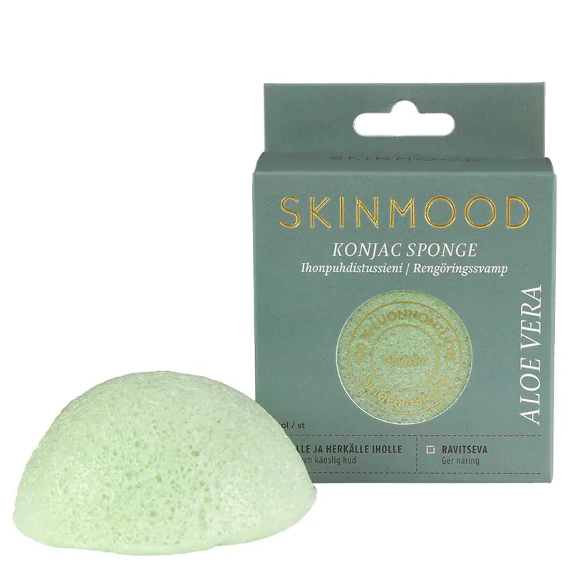SkinMood Konjac Aloe kasvosieni kuivalle ja herkälle iholle Suoraan Valmistajalta