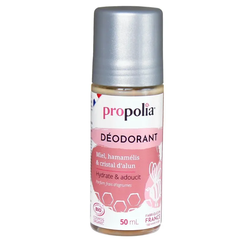 Tehdashinta Propolia Luomu Roll-on Deodorantti Propolis-Aluna-Taikapähkinä