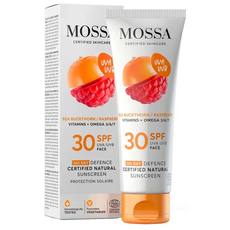 Löytö Mossa 365 Days Defence Certified Natural Sunscreen Aurinkovoide SPF30 50ml