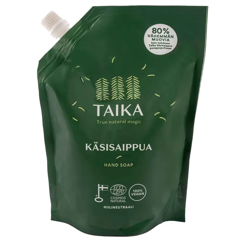 Taika Käsisaippua täyttöpussi ECO 550ml Edullinen