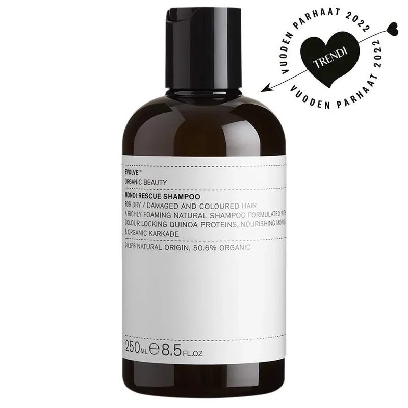 Evolve Organic Beauty Monoi Rescue Shampoo 250ml Rajoitettu Tarjous