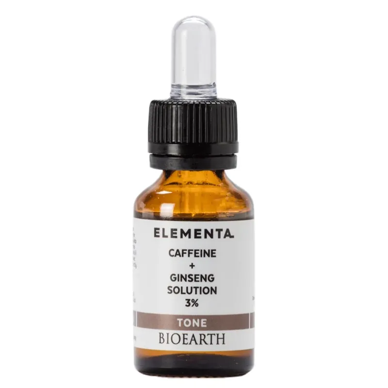 Bioearth Elementa Caffeine 2% + Ginseng 1% boosteri 15ml Sertifioitu