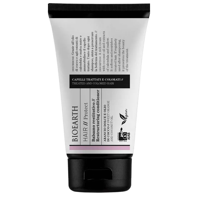 Bioearth HAIR 2.0 Restructuring Conditioner Hoitoaine käsitellyille ja värjätyille hiuksille 150ml Pakollinen (Must-Have)
