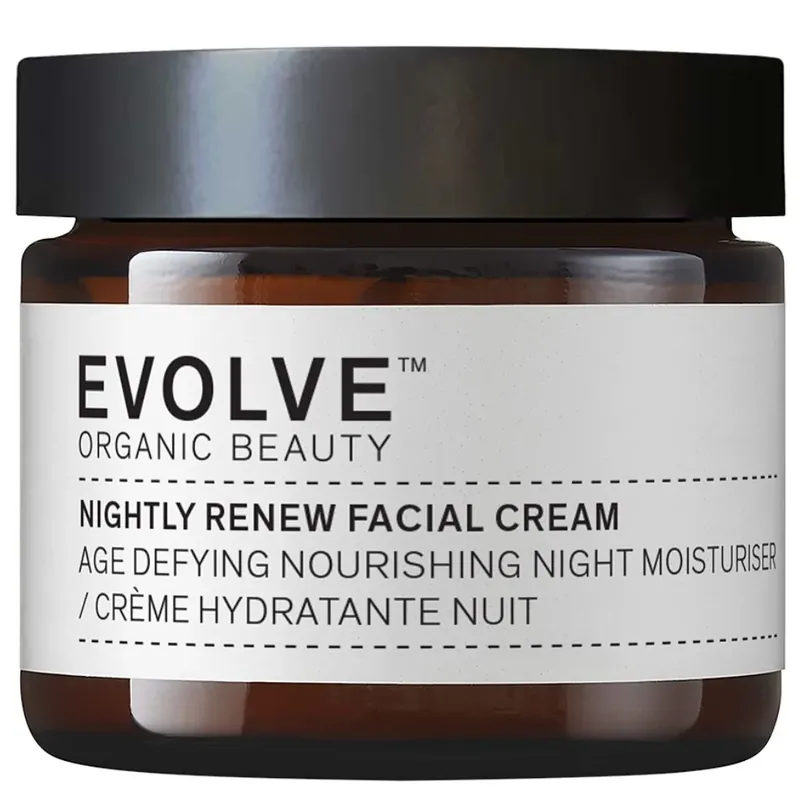 Evolve Organic Beauty Nightly Renew Facial Cream Uudistava Yövoide 60ml Osta Verkossa