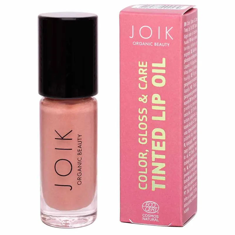 Kampanjahinta JOIK Organic Colour, Gloss & Care Lip Oil Sävyttävä Huuliöljy 4,5ml - 06 Nearly Nude