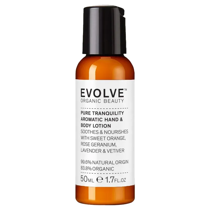 Evolve Organic Beauty Pure Tranquility Hand & Body Lotion 50ml Matkakoko Tarjoushinta