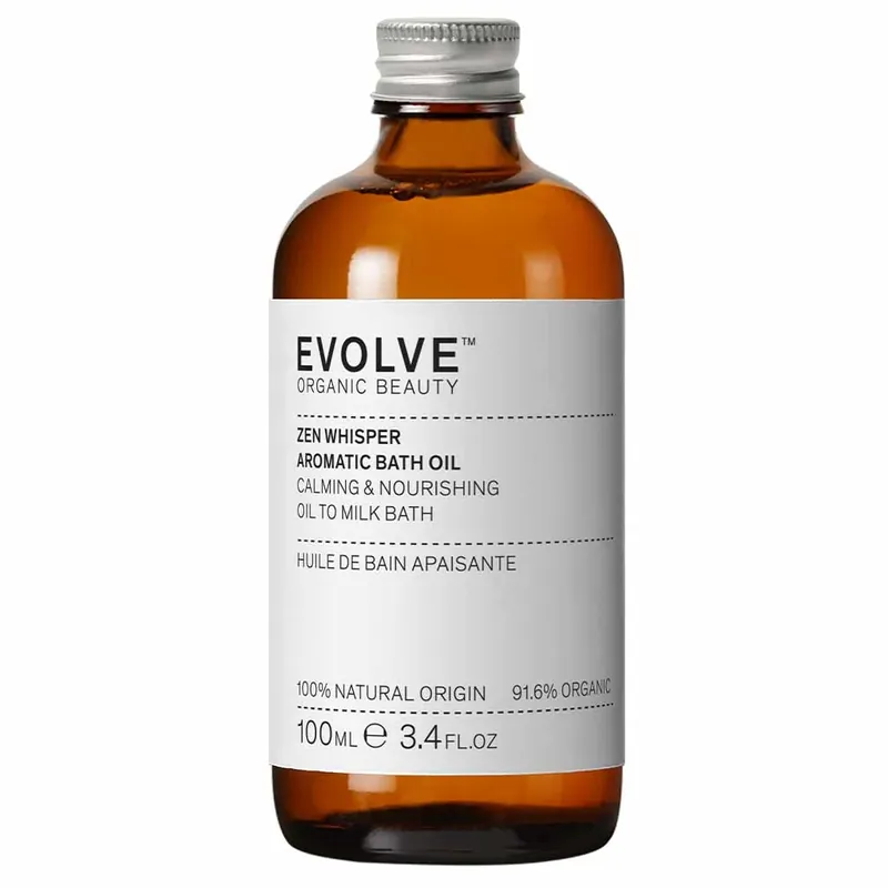 Asiakkaiden Suosikki Evolve Organic Beauty Zen Whisper Aromatic Bath Oil Kylpyöljy 100ml