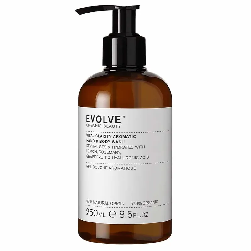 Evolve Organic Beauty Vital Clarity Aromatic Wash 250ml Flash-Tarjous