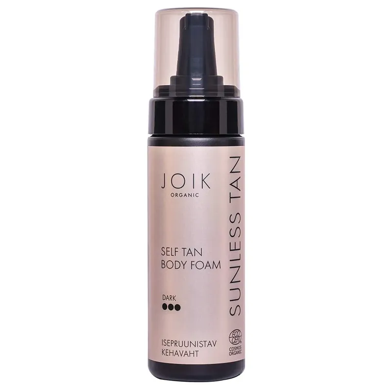 Päivän Tarjous JOIK Organic Sunless Tan Self Tan Foam Dark COS ORG 150ml