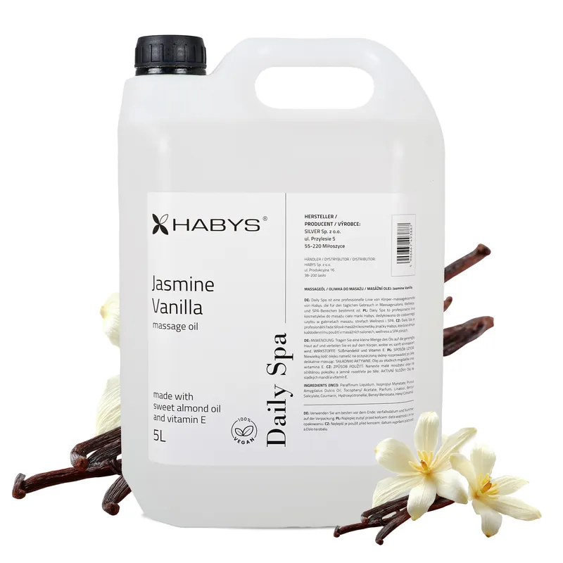 Hierontaöljy Daily Spa Jasmiini-vanilja, 5000 ml Uusi Kokoelma