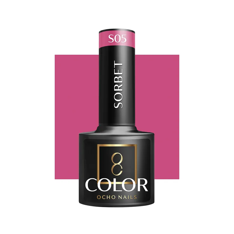 Ilmainen Palautus OCHO NAILS hybridikynsilakka Sorbetti S05, 5 g