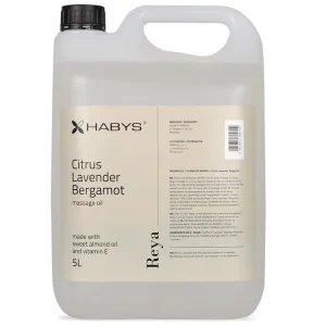 Uusi Malli Hierontaöljy Habys Reya sitrus, laventeli, bergamotti 5000 ml