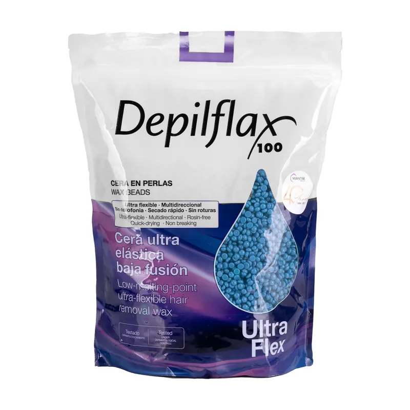Alennettu Hinta KarvanpoistovahaDepilflax 100 Ultraflex Blue Pearl, 1000 g