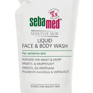 Sebamed Liquid Face & Body Wash 1000 ml täyttöpussi Edullinen Hinta