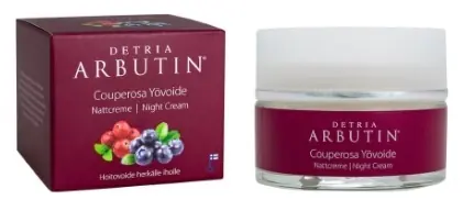 Edullinen Hinta Detria Arbutin couperosa yövoide 50 ml