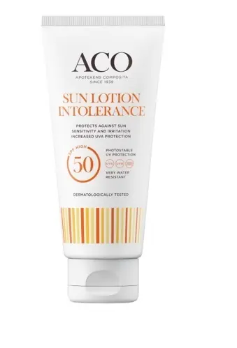 Osta Nyt ACO Sun Lotion Intolerance SPF50 100 ml