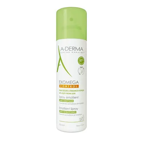 A-DERMA Exomega Control Spray 200 ml Uusi Malli