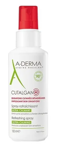 A-Derma Cutalgan Ultra-Calming Spray 100 ml Heti Saatavilla