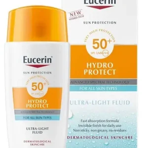 Eucerin Sun Face Hydro Protect Ultra Light Fluid SPF 50+ Aurinkosuojavoide kasvoille 50 ml Viimeinen Mahdollisuus