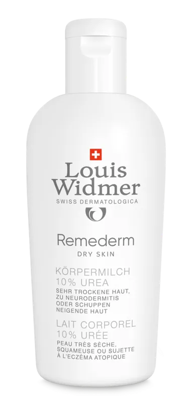 Kausialennus Louis Widmer Remederm Body milk 10% Urea hajusteeton 200 ml
