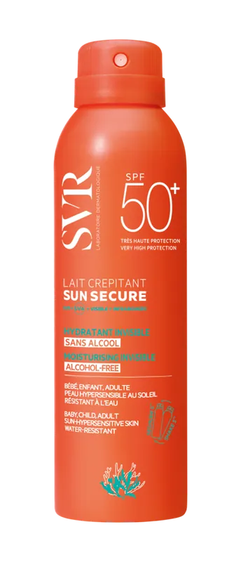 SVR Sun Secure Lait Crepitant SPF50+ rätisevä voide, lapset 200 ml Rajoitettu Tarjous