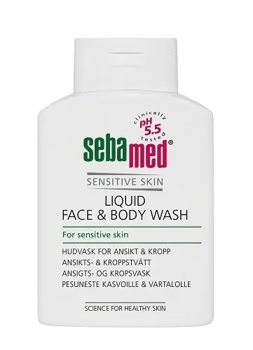 Sebamed Liquid Face & Body Wash 200 ml Viikonlopputarjous