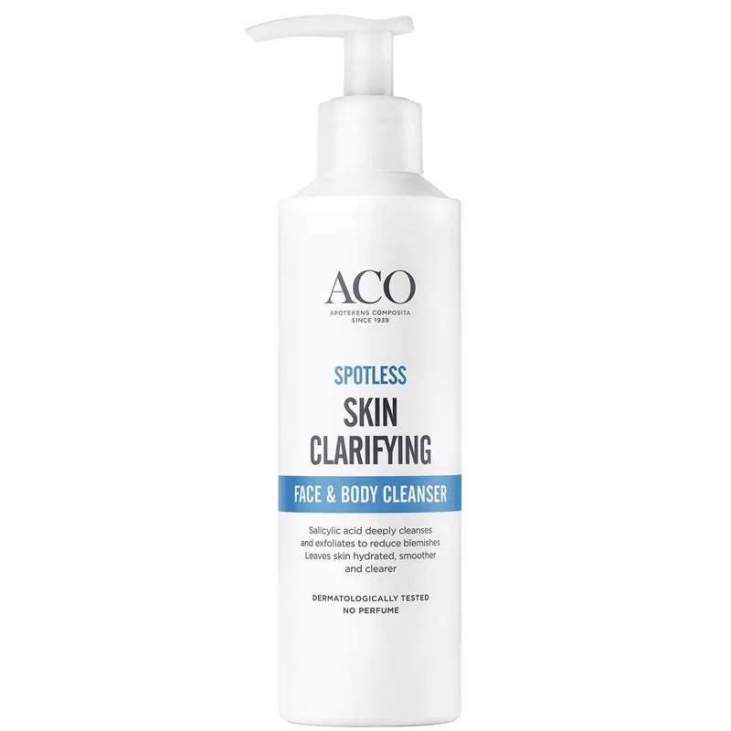 Osta Tänään ACO SPOTLESS SKIN CLARIFYING FACE & BODY CLEANSER 200 ml