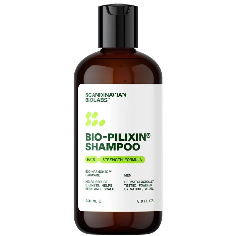 SCANDINAVIAN BIOLABS BIO-PILIXIN HAIR STRENGTH SHAMPOO+ FOR MEN 250 ml Uusi Kokoelma