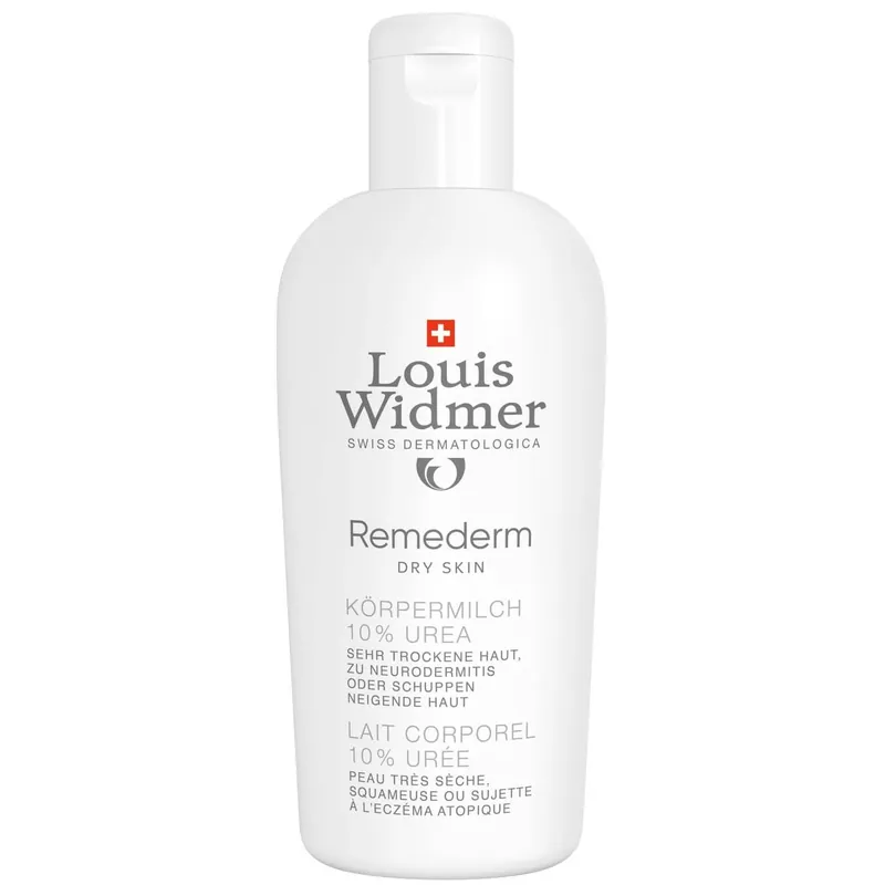 Turvallinen Maksu LOUIS WIDMER REMEDERM BODY MILK 10% UREA HAJUSTEETON 200 ml