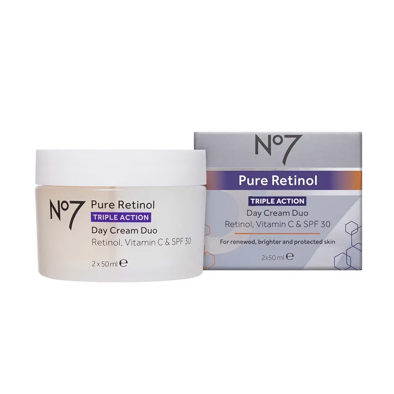 NO7 PURE RETINOL VITAMIN C DAY CREAM DUO SPF30 100 ML Tukkuhinta