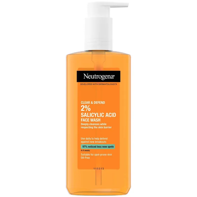 NEUTROGENA CLEAR & DEFEND FACIAL WASH 200 ML Kausialennus