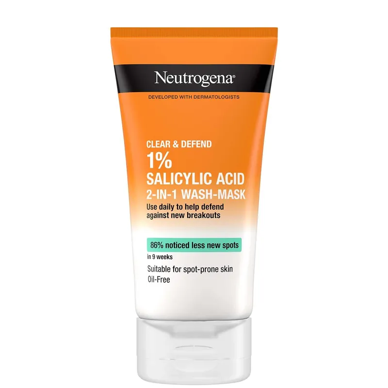 NEUTROGENA CLEAR & DEFEND WASH-MASK 150 ML Osta Tänään