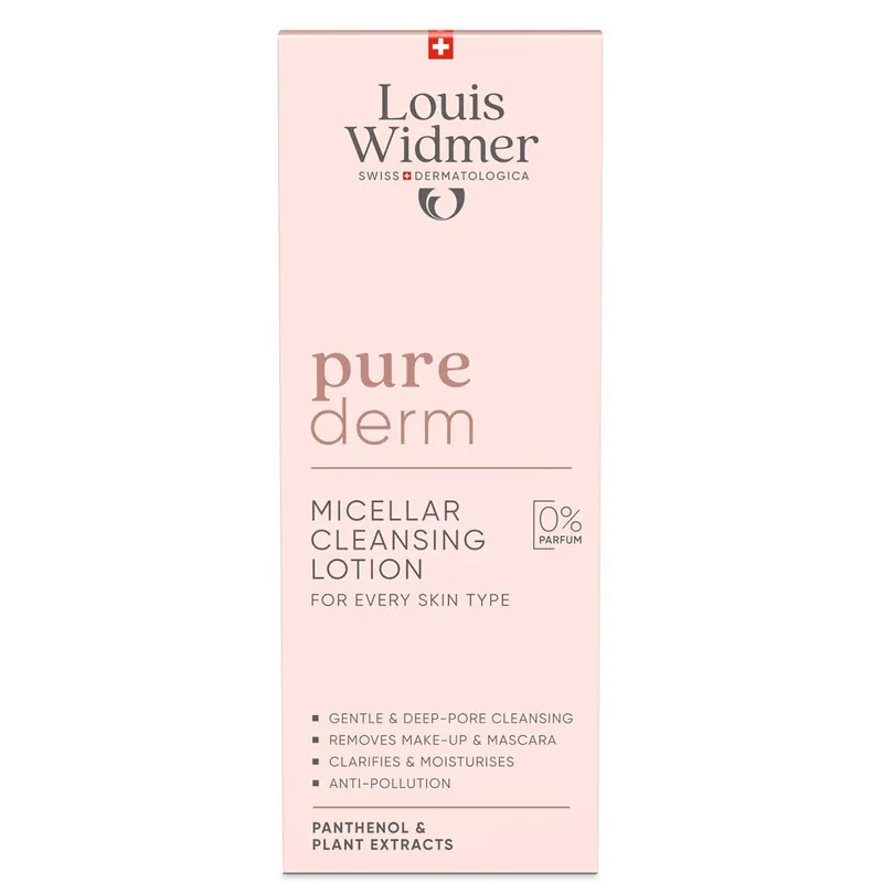 Osta Tänään LOUIS WIDMER PUREDERM MICELLAR CLEANSING LOTION HAJUSTEETON 200 ml
