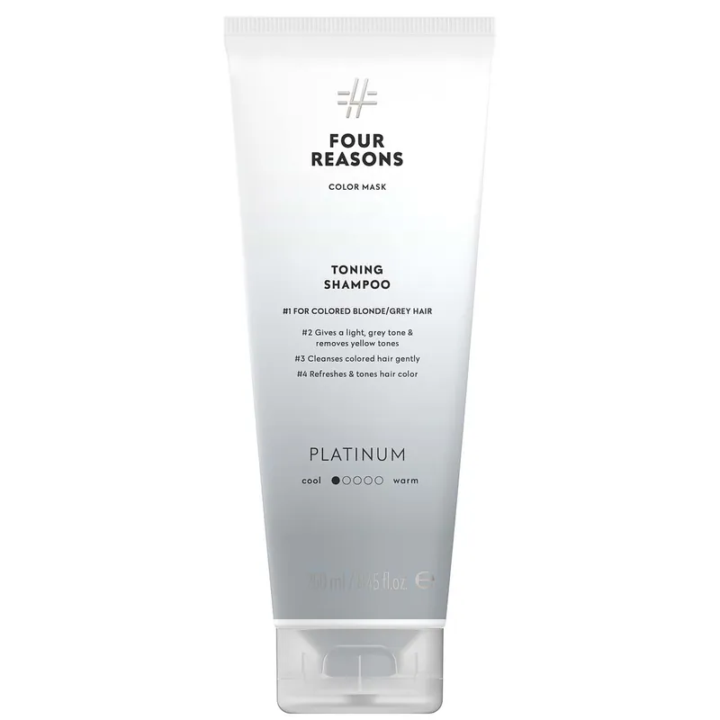 FOUR REASONS COLOR MASK TONING SHAMPOO PLATINUM 250 ML Uusi Kokoelma
