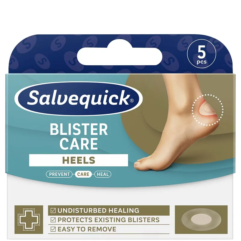 Tilaa Nyt SALVEQUICK BLISTER CARE HEELS RAKKOLAASTARI 5 KPL