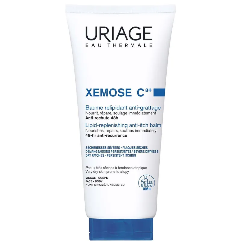 Suoraan Valmistajalta URIAGE XEMOSE C8+ LIPID-REPLENISHING ANTI-ITCH BALM 200 ML