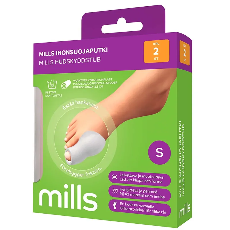 Osta Nyt MILLS IHONSUOJAPUTKI VARPAILLE S 12,5CM HALK.15MM 2 KPL
