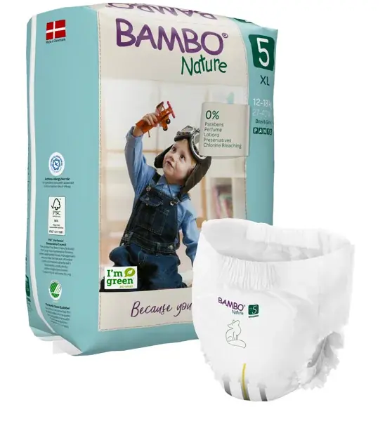 Bambo Nature 5 housuvaippa 19kpl, 12-18kg Viimeinen Mahdollisuus