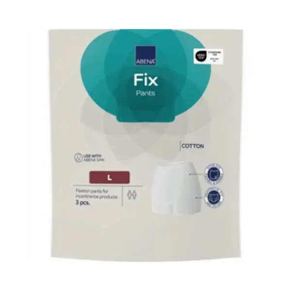 ABENA Fix Pants cotton hygieniahousut lahkeilla L 3kpl Turvallinen Maksu