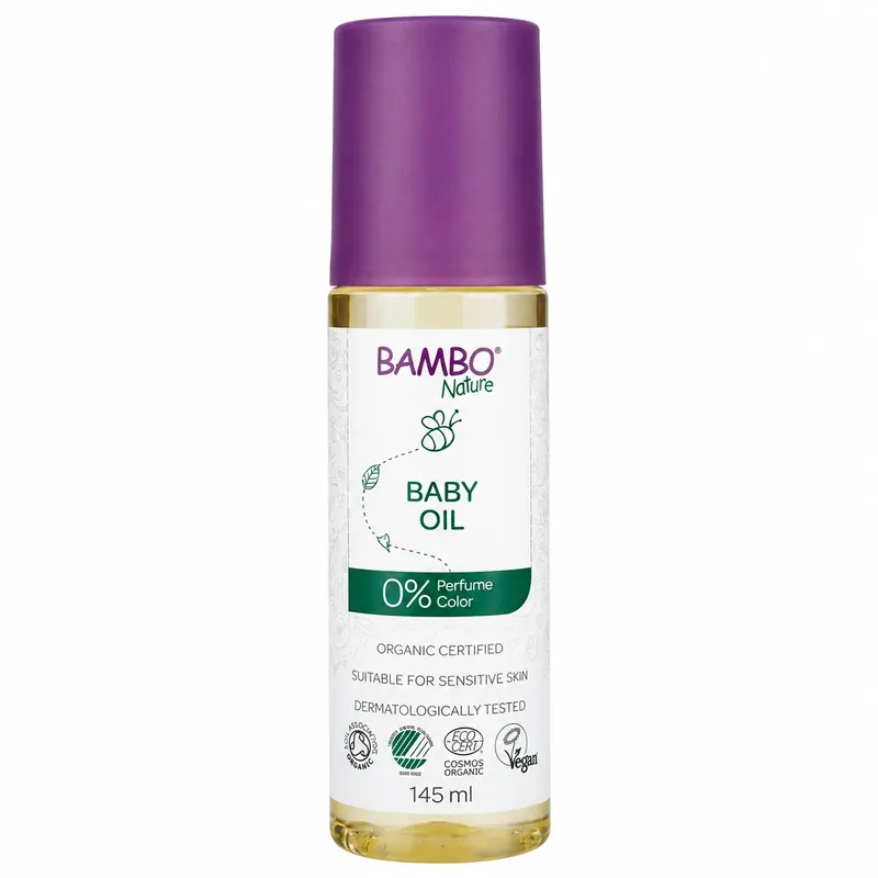 Bambo Nature vauvaöljy 145 ml hajusteeton Nopea Toimitus