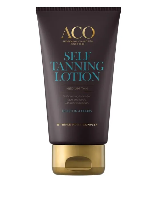 Aco Sun Selftanning Lotion Hajustettu Ajankohtainen
