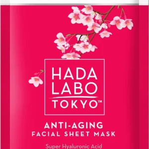 Vain Rajoitetun Ajan HADA LABO Anti-Aging Sheet Mask 20 ml