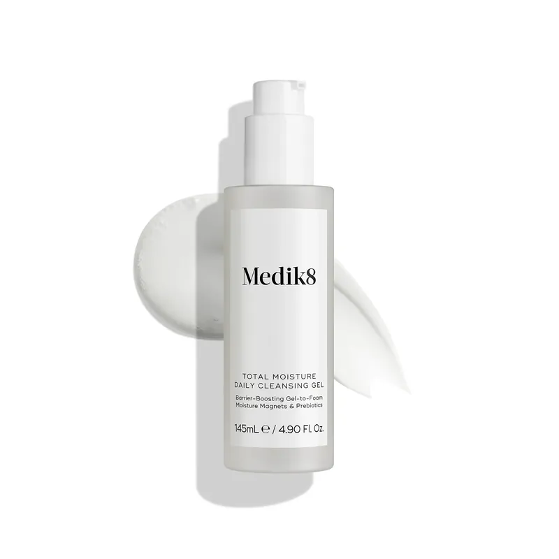Alkuperäinen Medik8 Total Moisture Daily Cleansing Gel -Puhdistusgeeli 145ml