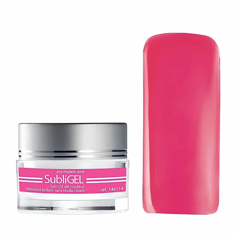Subligel UV-värigeeli – Psychedelic Pink 7ml Ilmainen Palautus