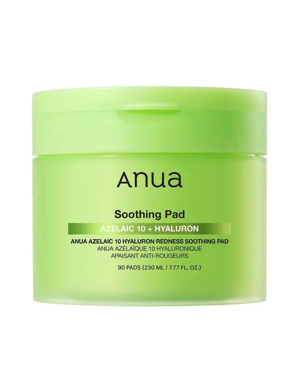 Anua Azelaic 10 Hyaluron Redness Soothing Pads Tehdashinta