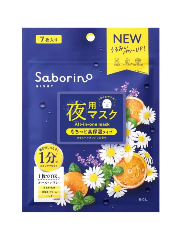 Uutuus BCL SABORINO Good Night Sheet Mask