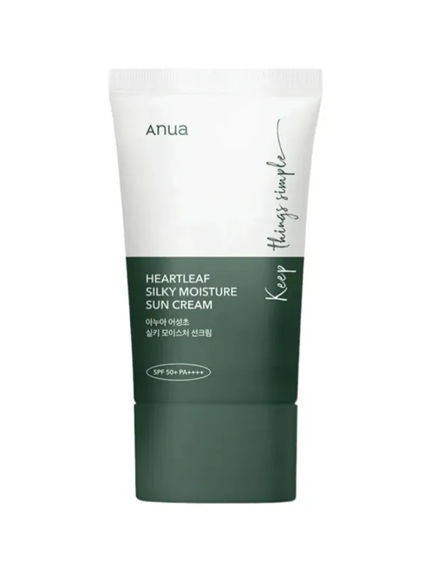 Nopea Toimitus ANUA Heartleaf Silky Moisture Sun Cream